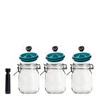 Airtender Vakuumförslutare burkar 3-pack 1,5l grön