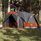 vidaXL Familjetält tipi 8 person grå och orange vattentätt 94739