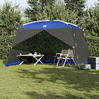 vidaXL Camping Myggnät med Dörr Blå 5-Person Vattentät 4100691