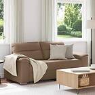 vidaXL 2-sitssoffa cappuccino 140 cm konstläder 4105342