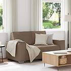 vidaXL Soffa Loveseat Cappuccino 120 cm i konstläder 4105049