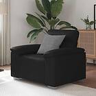 vidaXL Soffstol svart 60 cm konstläder 4105331