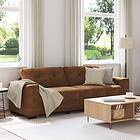vidaXL 3-Sits Soffa Brun 180 cm Konstläder 4105144