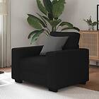 vidaXL Soffstol svart 60 cm tyg 4105148