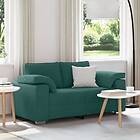vidaXL Soffa Loveseat Mörkgrön 120 cm Tyg 4105222