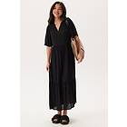 Happy Holly Puff Sleeve Viscose Dress