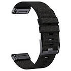 Tiera Garmin Fenix nylonarmband svart 26 mm quick release