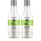 Inoar CicatriFios Set För skadat och ömtåligt hår 2x500ml