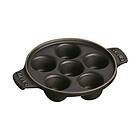 Staub snigeltallrik gjutjärn o14 cm Svart