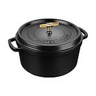 Staub Buster & Punch gryta gjutjärn mässing 6,75l
