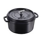 Staub Buster & Punch gryta gjutjärn rostfritt stål 6,75l