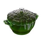 Staub La Cocotte gryta kronärtskocka 3l Basilikagrön