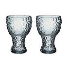 Kosta Boda Moss highball glas cirkulär 42 cl 2-pack Blå