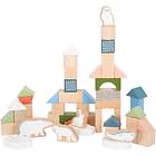 Small Foot Wooden Building Blocks Dino kuber av trä 12 m+ 20 st.