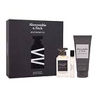 Abercrombie & Fitch Authentic Man Parfymset (100ml edt, 15ml edt, 200ml duschgel)