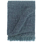 vidaXL Filt bomull 160x210 cm indigo