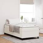 vidaXL Sängbotten Creme 90x200 cm Corduroy Tyg