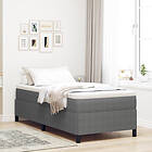 vidaXL Sängram Ljusgrå 80x200 cm Corduroy Tyg