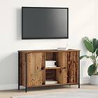 vidaXL TV-bänkskåp Artisan Ek 101x35x65 cm Konstruerat trä och stål