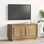 vidaXL TV-byrå Artisan Ek 80x35x45 cm Konstruerat trä