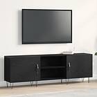 vidaXL TV-bänk Svart Ek 150x30x50 cm Konstruerat trä
