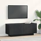 vidaXL TV-bänk i svart ek, 100x35x40 cm, tillverkad av trä