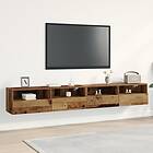 vidaXL TV Väggskåp 2 delar Gammalt Trä 100x30x30 cm Konstruerat trä