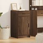 vidaXL Sideboard Brun Ek 40x41x75 cm Konstruerat trä