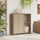 vidaXL Förvaringsskåp Beige 100x36x102 cm Rotting