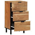 vidaXL Sideboard 40x33x75 cm Massivt Akaciaträ