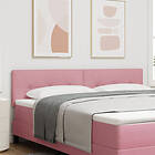 vidaXL Sänggavlar Button Tufted Rosa 180 cm Sammet