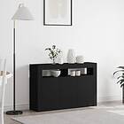 vidaXL Sideboard Svart Konstruerat trä 116 x 30 x 75 cm Sideboard