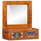 vidaXL Väggskåp 40x20x50 cm Massivt Akacieträ