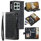Skalo Motorola Moto G75 5G Style 005 Big Wallet Quiltat Plånboksfodral