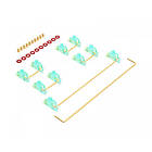 Durock Stabilizers V3 Screw Ins Turkos