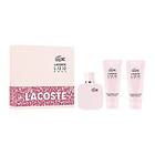 Lacoste L.12,12 Rose Parfymset (100ml edp, 2 x 100ml parfymerad kroppslotion)