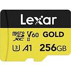 Lexar Professional Gold microSDXC UHS-II U3 V60 A1 256GB