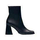 Alohas South Black Leather Ankle Boots (dam)
