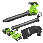 Greenworks GD40BVIIK2X (2x2,0Ah)