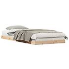 vidaXL Golv Sängram 80x210 cm Massivt Trä Furu
