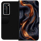Plånboksfodral till Huawei P40 Pro med motiv 3D