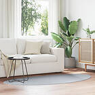 vidaXL Matta ""HUARTE"" Kort Lugg Mjuk och Tvättbar Grå 100x200 cm