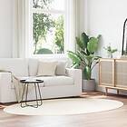 vidaXL Matta ""HUARTE"" Grädde 160x230 cm Oval