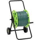 vidaXL Slangvagn med 30 m slangkoppling 0,75" 20 PVC