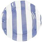 Pick a Poppy Stripe Tallrik 28 cm, Blå