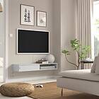 IKEA SPIKSMED mediahylla, ljusgrå, 117x32 cm, cm 117x32 cm