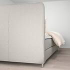 IKEA DUNVIK kontinentalsäng vågstranda medium fast/nisseholm gunnared beige 140x200 cm