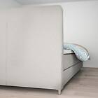 IKEA DUNVIK kontinentalsäng, valevåg fast/medium fast/norrsele gunnared beige, 160x200 cm, cm 160x200 cm