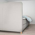 IKEA DUNVIK kontinentalsäng vågstranda medium fast/nordberget gunnared beige 160x200 cm