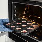 IKEA MÅNTAGG muffinsform, non-stick beläggning mörkgrå, 38x27 cm, cm 38x27 cm